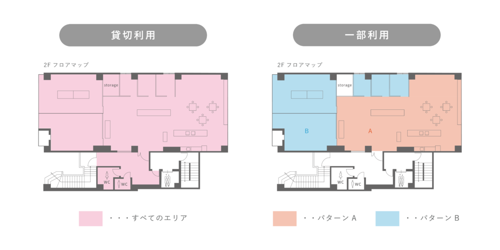 イベントスペース利用プランイラスト