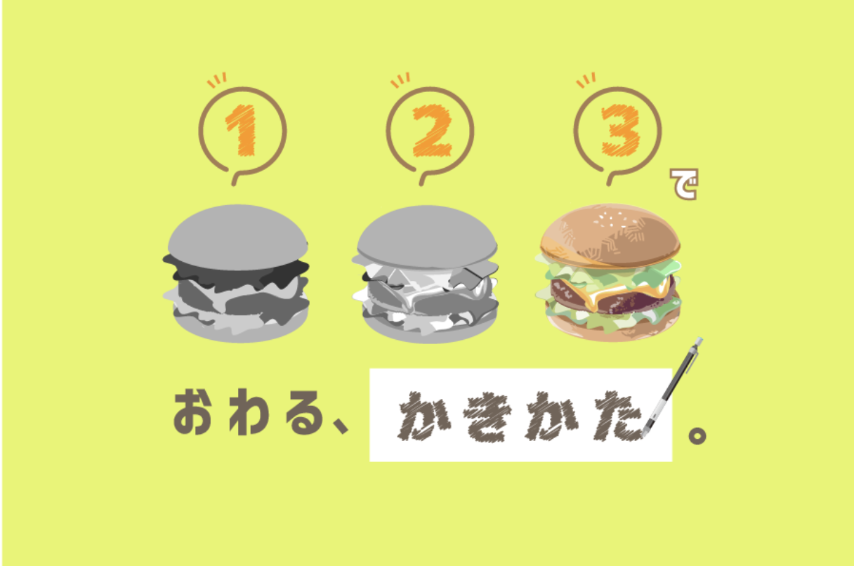 【Illustrator】1,2,3で終わる簡単描き方のアイキャッチ