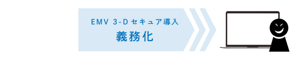 3Dセキュア義務化に関するイラスト