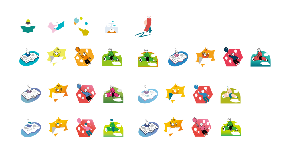 カテゴリーアイコン制作過程